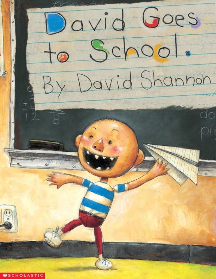 David goes to school